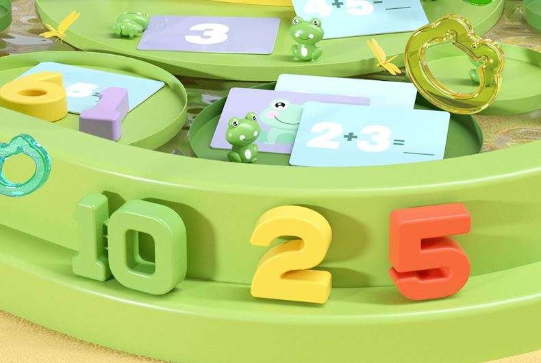 知育玩具 カエルと数字の知育バランスゲーム