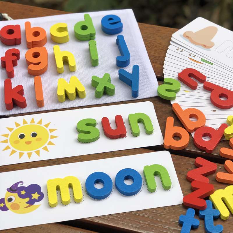 知育玩具 アルファベットと単語の学習セット