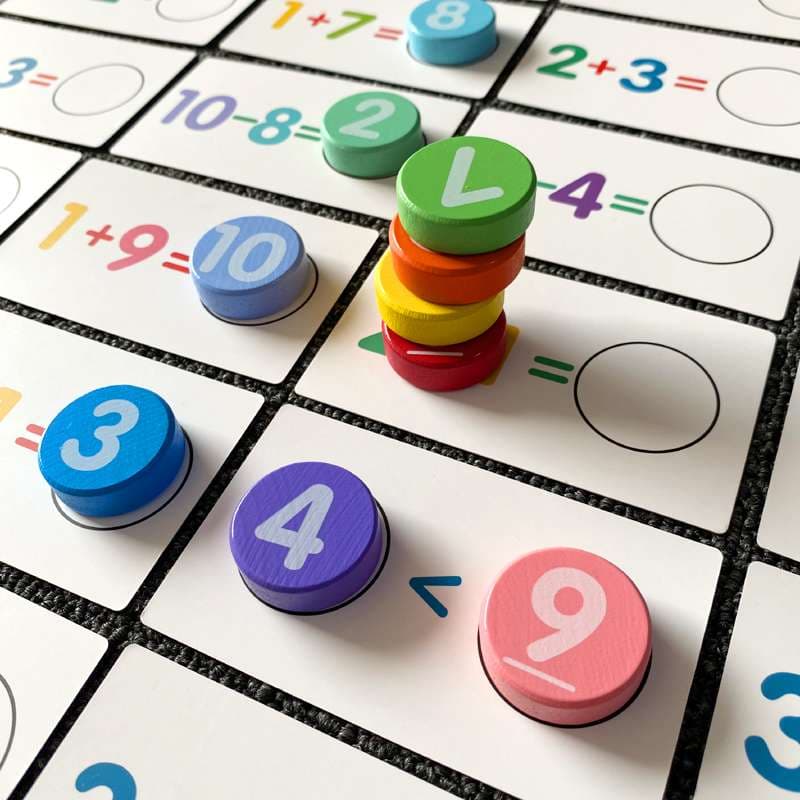 知育玩具 算数ブロックパズル