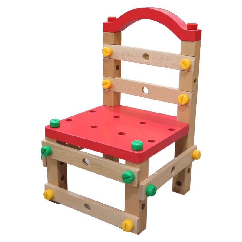 知育玩具 知育工作いす組み立てキット