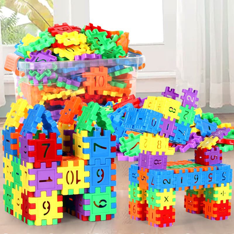 知育玩具 数字パズルブロック