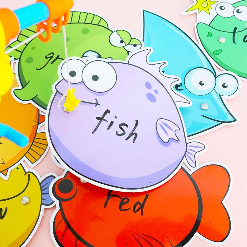 知育玩具 魚釣り学習カードゲーム