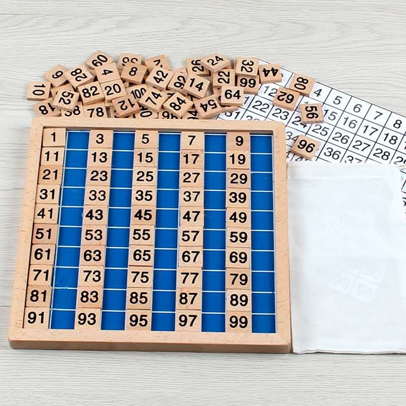 知育玩具 モンテッソーリ式数字盤セット
