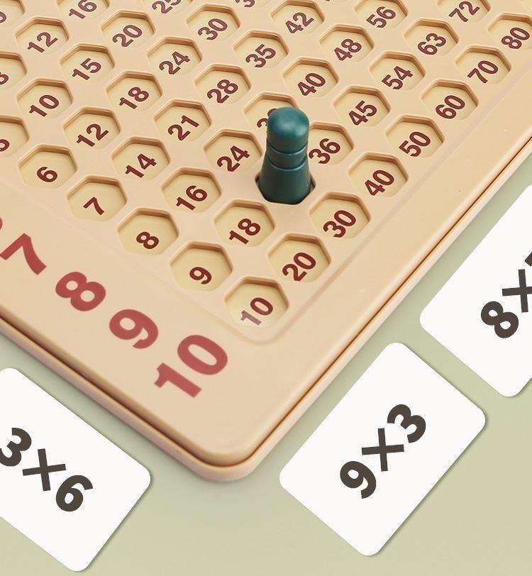 知育玩具の掛け算ボード