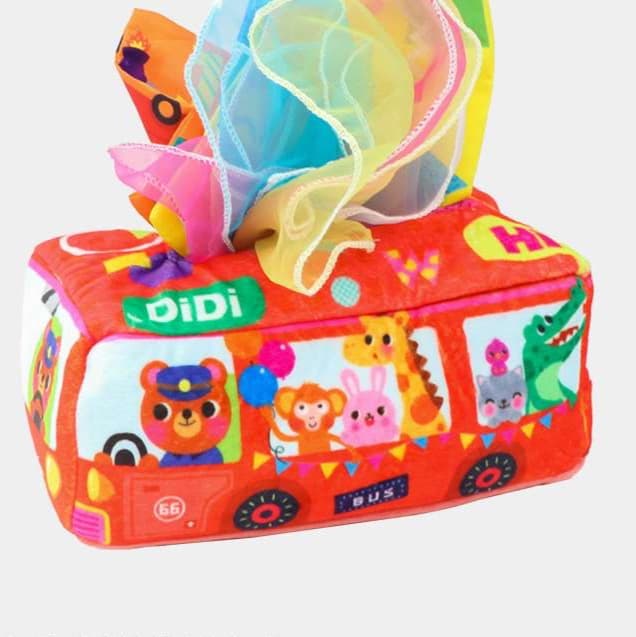 知育玩具 赤ちゃん遊びティッシュボックス