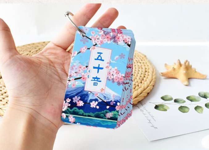知育玩具 和風花見学習カード