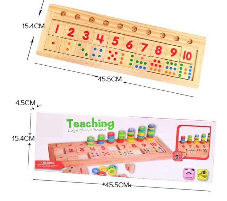 知育玩具 遊びながら学べる数字ボード