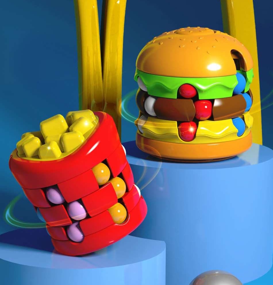 知育玩具 くるくるハンバーガーパズル