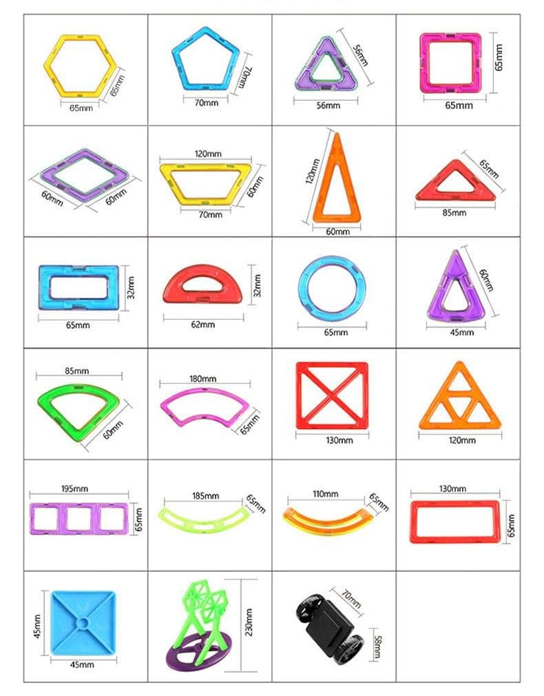 知育玩具 創造力育む磁石ブロック