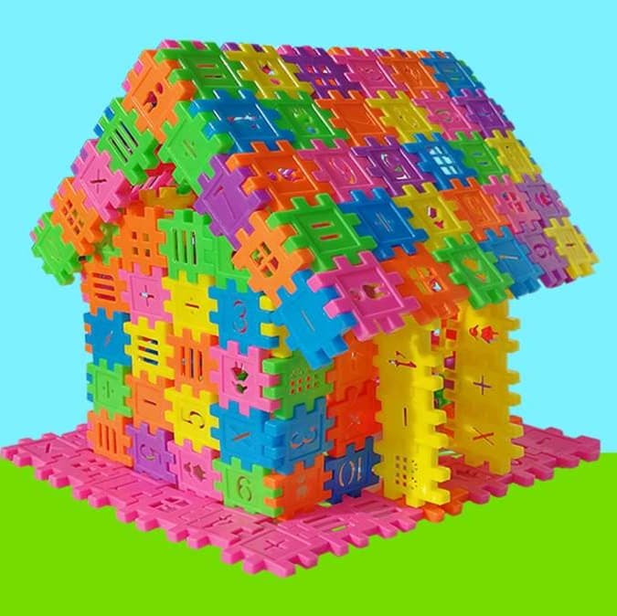 知育玩具 知育パズルハウス組立ブロック