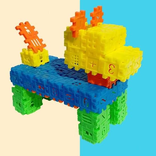 知育玩具 知育パズルハウス組立ブロック