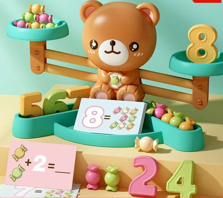 知育玩具 くまさんと学ぶ楽しい数遊び