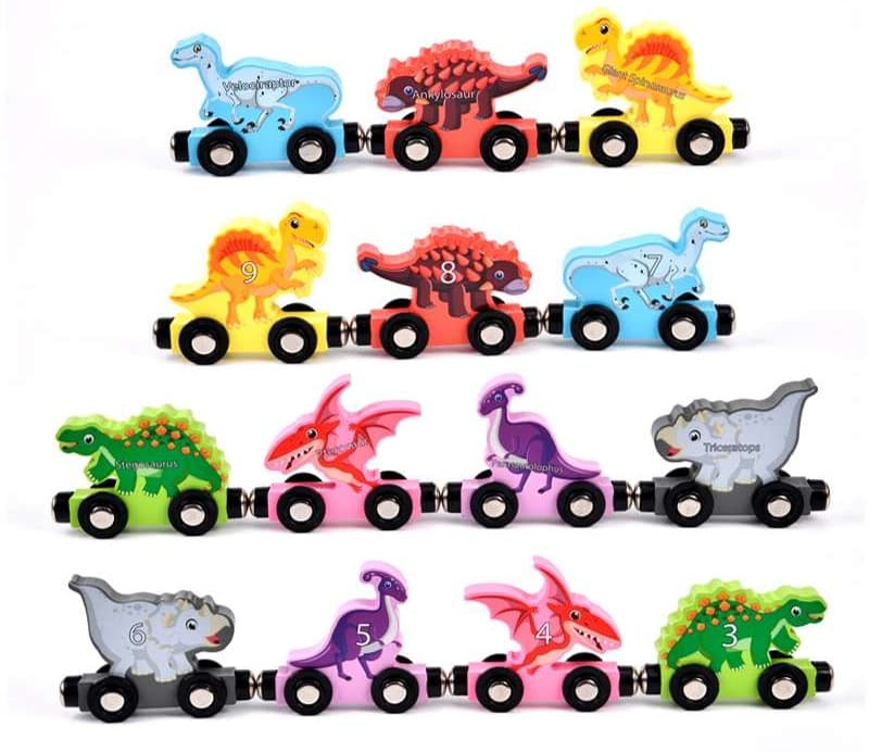 知育玩具 恐竜列車 数字で学ぶ先史時代