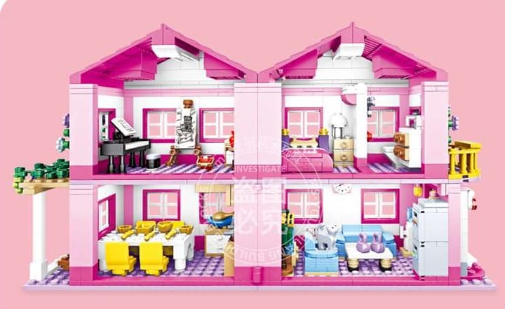 知育玩具 夢いっぱい!お姫様のおうちセット