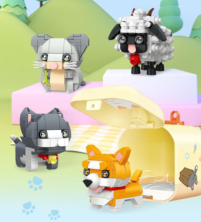 知育玩具 ペットパズル動物園