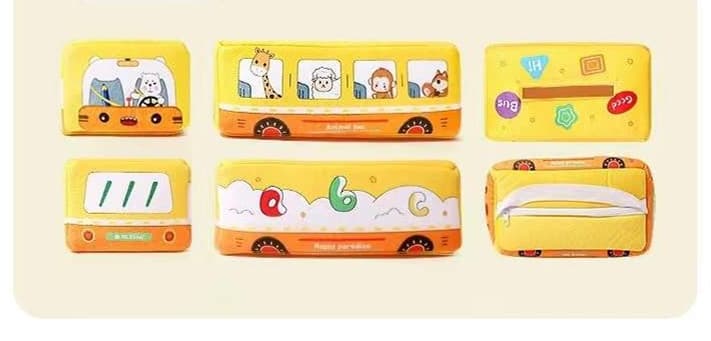 知育玩具 赤ちゃん探検心くすぐるティッシュボックス