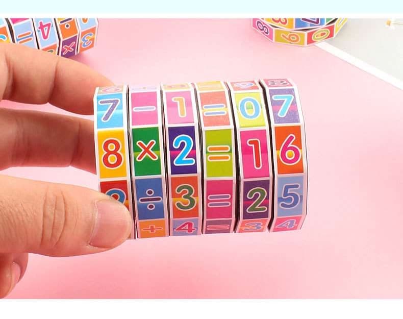 知育玩具 回転式数字パズル