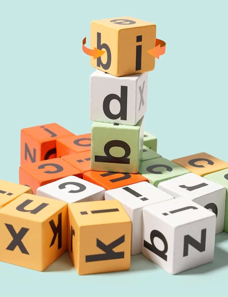 知育玩具 楽しく学ぶ!言葉のブロックセット