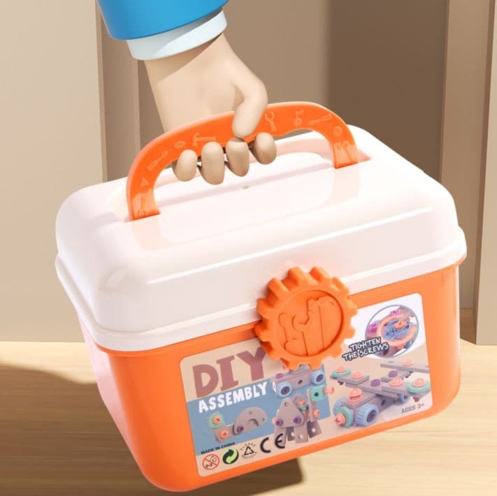 知育玩具 組み立て工具セット ねじ遊び