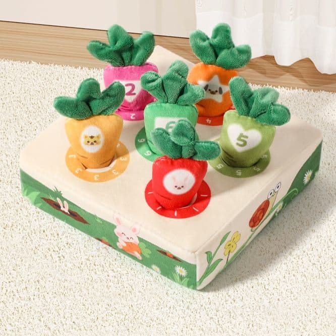 知育玩具 やさい畑のティッシュボックス