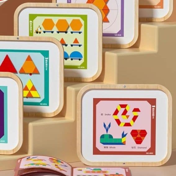 知育玩具 くもん磁力幾何図形パズルボックス