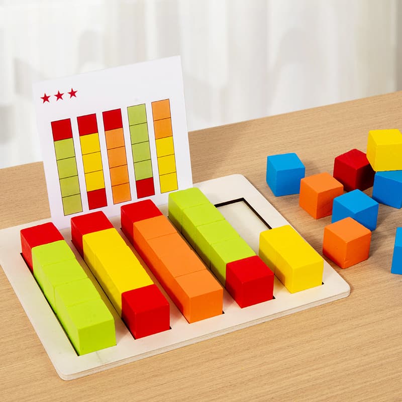 知育玩具 計算 積み木で学ぶ算数パズル